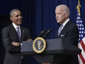 Former US President Barack Obama is set to endorse Biden as a the Democratic nominee running against US President Donald Trump, sources close to ex-president said on April 14, 2020. MANDEL NGAN / AFP