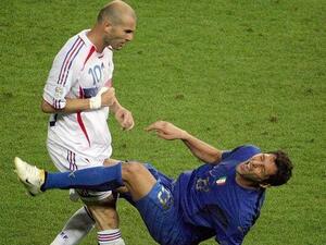 نطحة زيدان الشهيرة لماتيراتزي