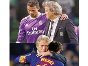 جيزوس مع رونالدو وميسي