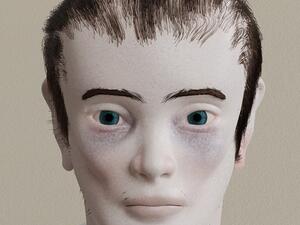 This included the physical impacts on the human body — including muscles, skin, eyes and hair — of remaining indoors, staying seated in a chair and spending excessive amounts of time staring at a computer screen. Pictured, Michael has bloodshot eyes and a pallid complexion (dailymail/onlinecasino)