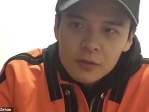 Li Zehua (pictured) has since emerged in a video online after he was last heard of on February 26. (YouTube/Li Zehua )