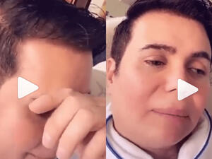 جو رعد ينهار بالبكاء بسبب والدته..فيديو!