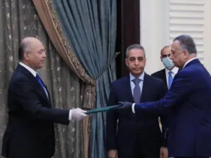 President Barham Salih tasked Mustafa al-Kadhimi, director of Iraq's National Intelligence Service, with forming a new government in a month (Twitter)