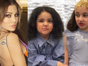 Just Like Nana! Haifa Wehbe's Granddaughters Draw Attention With Their Acting Skills.. Watch 