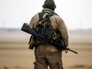 A member of the Syrian Democratic Forces (SDF). (AFP/File Photo)