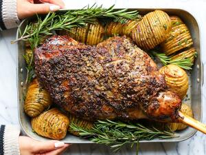 أطباق رمضانية: فخدة الضأن بالفرن