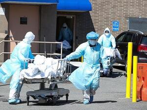  نيويورك واحدة من البؤر الرئيسة لتفشي الفيروس التاجي في الولايات المتحدة