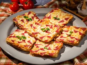 أطباق رمضانية: بيتزا التوست بالدجاج والفطر