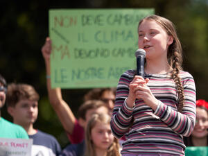 Swedish climate activist Greta Thunberg attending Fridays For Future protest(Shutterstock/ File Photo)