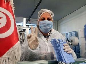 بلغ عدد المصابين بالفيروس في تونس 822 شخصا