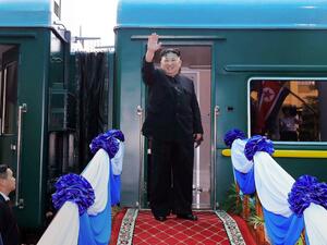 A train likely belonging to North Korean leader Kim Jong Un has been spotted at a resort town in the country's east, satellite photos reviewed by a US-based think tank showed on April 26, 2020, as speculation persists over his health. STR / Vietnam News Agency / AFP
