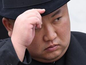 In this file photo North Korean leader Kim Jong Un attends a wreath-laying ceremony at a WWII memorial in the far-eastern Russian port of Vladivostok on April 26, 2019. North Korean leader Kim Jong Un has made his first public appearance since speculation about his health began last month, cutting the ribbon at the opening of a fertilizer factory, KCNA reported on May2. Kirill KUDRYAVTSEV / AFP