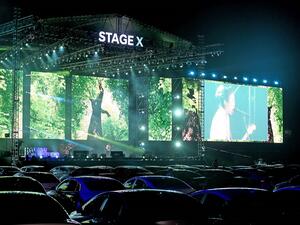 Hyundai Motor hosted a ‘drive-in’ event designed with safety and social distancing in mind, featuring live music performances