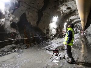 ACCIONA is Using Drones During the Tunnel Construction Phase to Obtain Digital Models