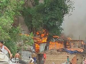 Rohingya camp (Twitter)