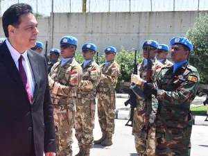Lebanon’s Prime Minister Hassan Diab (Twitter)