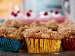 مافن الجزر والجوز
