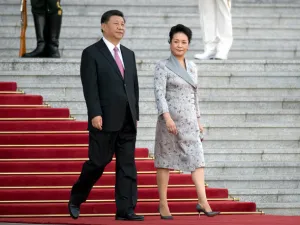 Chinese President Xi Jinping’s wife, Peng Liyuan (Twitter)