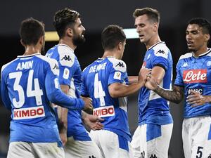 نابولي يتأهل لملاقاة يوفنتوس في النهائي في 17 من الشهر الجاري على ملعب أولمبيكو