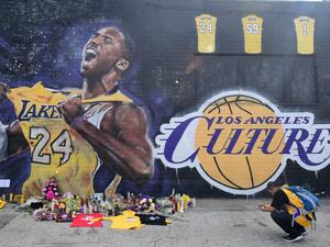 NBA legend Kobe Bryant died in a helicopter crash on Sunday in Calabasas, Calif. (Frederic J. Brown/AFP/Getty Images)