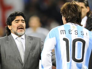 ميسي ومارادونا