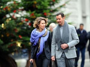 Syrian President Bashar al-Assad and his Wife Asma al-Assad. (Miguel Medina/AFP via Getty Images, FILE)