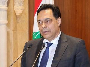 Prime Minister-designate Hassan Diab gives a statement in Beirut on December 20, 2019. (File photo: AFP)