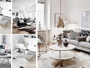 أفكار لديكور طاولة القهوة: النمط الاسكندنافي (2)