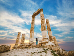 The citadel in the city of Amman in Jordan (Shutterstock)