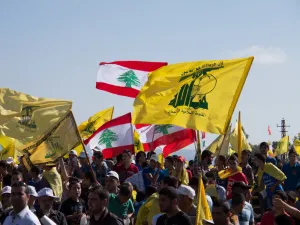 Hezbollah's supporters at Liberation Day. (Shutterstock/ File Photo)
