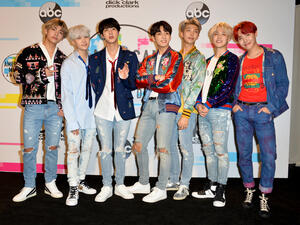 BTS at the 2017 American Music Awards, (Shutterstock/ File Photo)