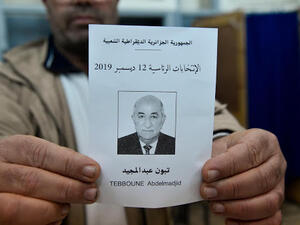 President Abdelmadjid Tebboune. (AFP/ File Photo)