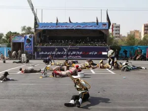 Terror attack on a military parade Iran 2018 (Twitter)