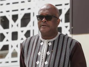 Burkina Faso President Roch Marc Christian Kabore poses for a group picture during the G5 Sahel summit on June 30, 2020, in Nouakchott. Ludovic MARIN / POOL / AFP