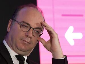 Tunisian Prime Minister Elyes Fakhfakh attends the national conference "to establish decentralisation and local power" on July 15, 2020 in Tunis. The Islamist party Ennahdha has withdrawn its trust from the Fakhfakh government. The resignation of the head of government, Elyes Fakhfakh, or the continuation of his office at the head of the government depends on the results of the audit committee's investigation into the conflict of interest scandal, which will be published on Friday 17. FETHI BELAID : AFP