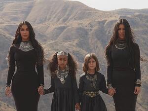 he budding law student, who is studying to take the bar in California, baptized her three youngest children in Armenia last year  (Instagram )