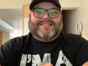 Richard Rose, 37, of Ohio, claimed in a Facebook post that the pandemic was just 'hype'. (Facebook)