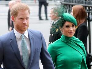 Prince Harry and wife Meghan (Twitter)