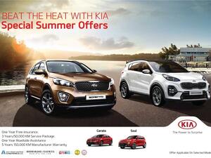Al Majid Motors Co. Announces  ‘Beat the Heat With Kia’ Summer Campaign 