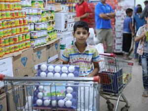 WFP -contracted shop in  Zaatari Camp , Jordan (Twitter)