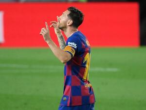 هدف ميسي لم يكن كافياً لإنقاذ برشلونة