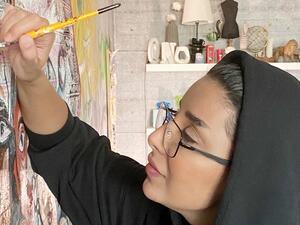 Saudi artist Nahla Ghafaili  (Twitter)