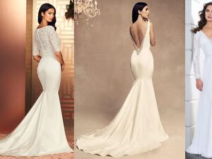 نصائح لاختيار فستان الزفاف المناسب لجسم الساعة الرملية