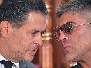 Star-Studded Tennis Game! Ragheb Alama and Wael Kfoury Play Each Other ... And Wael SHOCKS Fans With His Old Looks!