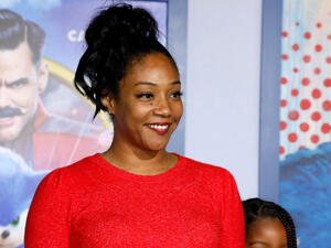 Tiffany was clearly happy with her new 'do