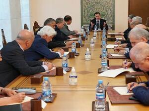 Assad Chairs Meeting for Central Leadership of Baath Party (Twitter)