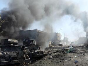 File photo of a vehicle truck bomb blast in Karbala in Iraq. (AFP)