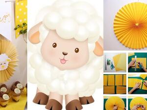 تصميم سهل لتزيين زاوية ضيافة العيد