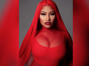 Minaj took to Instagram on Monday to let fans know she is heavily pregnant