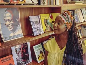 Sylvia Arthur founded the Library for Africa and the African Diaspora (Twitter)